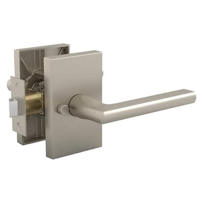Mega Handles - GLAMOR Flat Privacy Door Lever - Interior Locking Handle for Hallway, Closet and Bathroom I Keyless Door Lock
