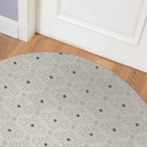 SWEATER SMOKE Indoor Floor Mat By Kavka Designs