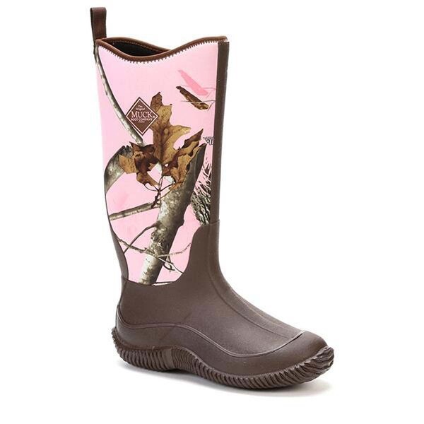 pink hunting boots