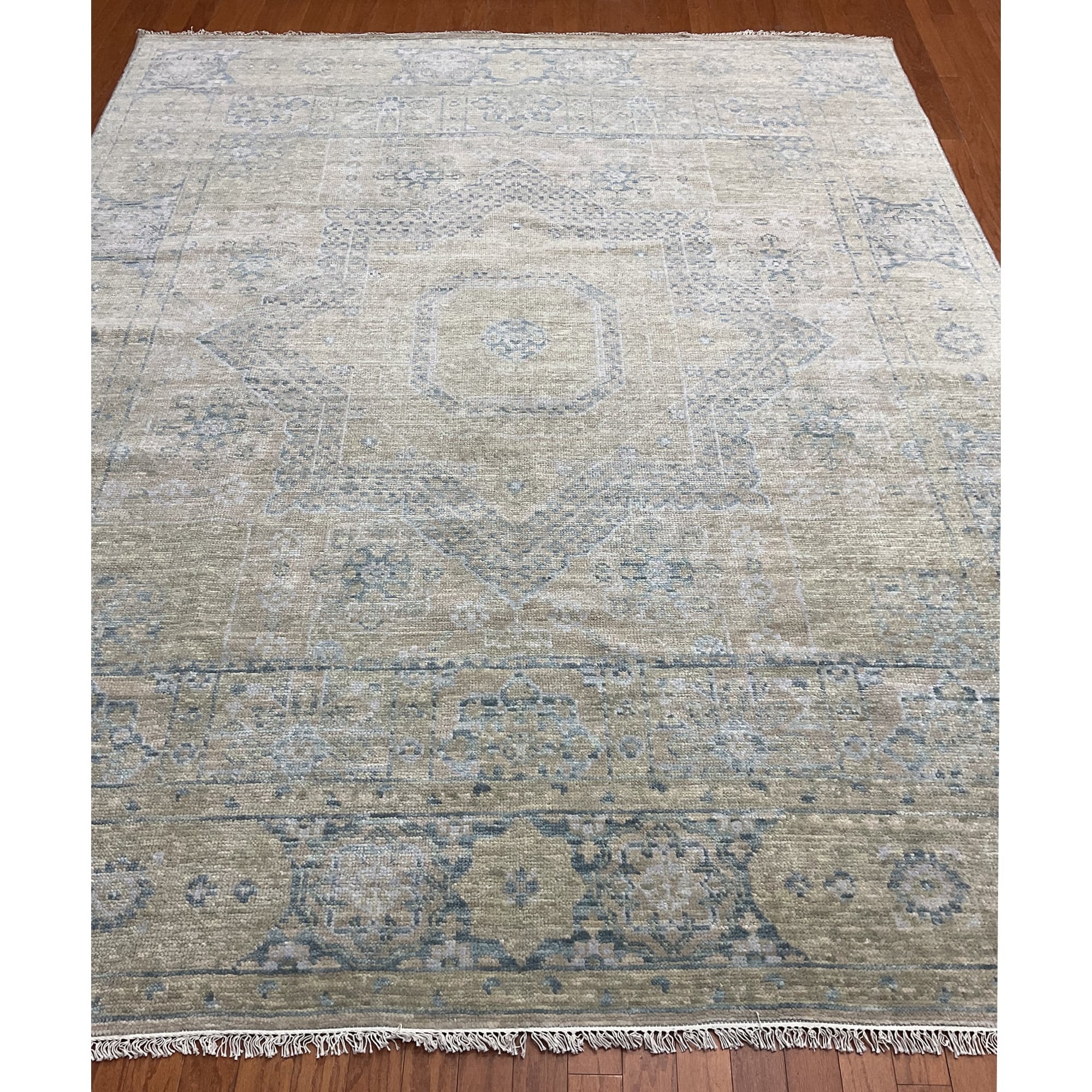HERAT ORIENTAL Handmade Indo Mamluk Wool Rugs - 8' x 9'11"