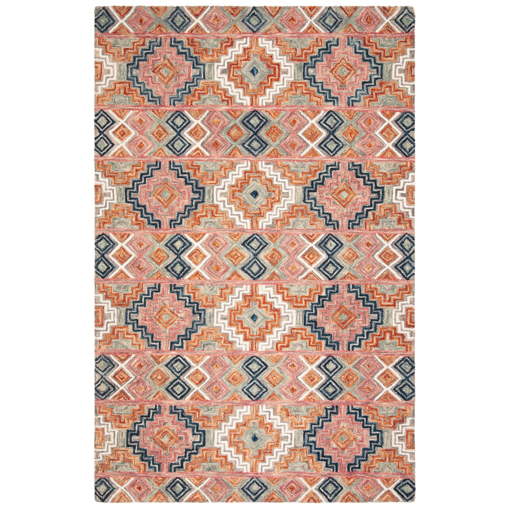 SAFAVIEH Handmade Aspen Perline Bohemian & Eclectic Tribal Wool