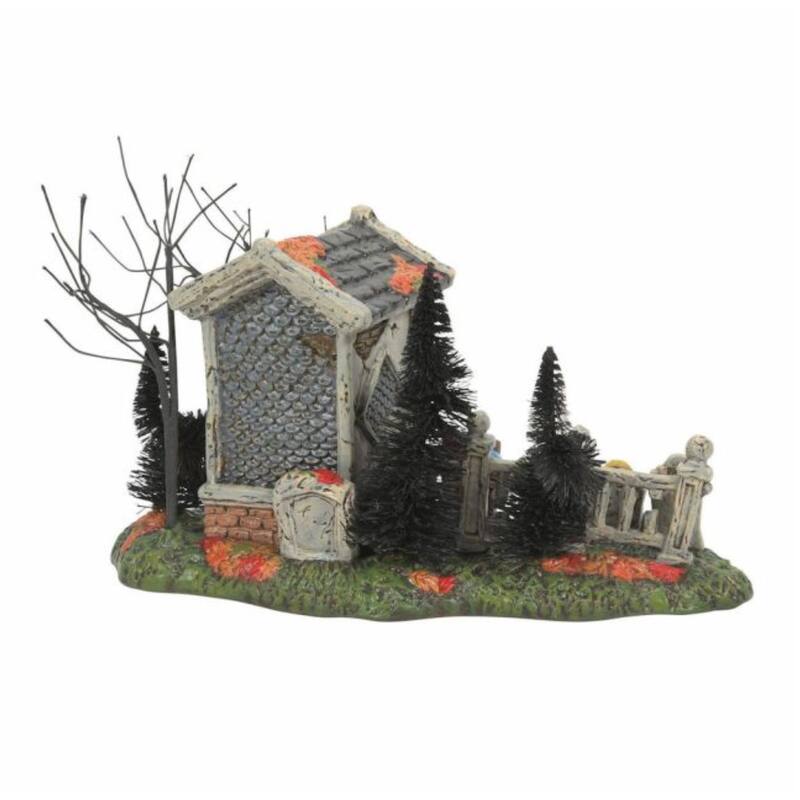 Snow Village R.I.P. Cemetery Halloween Tabletop Decoration
