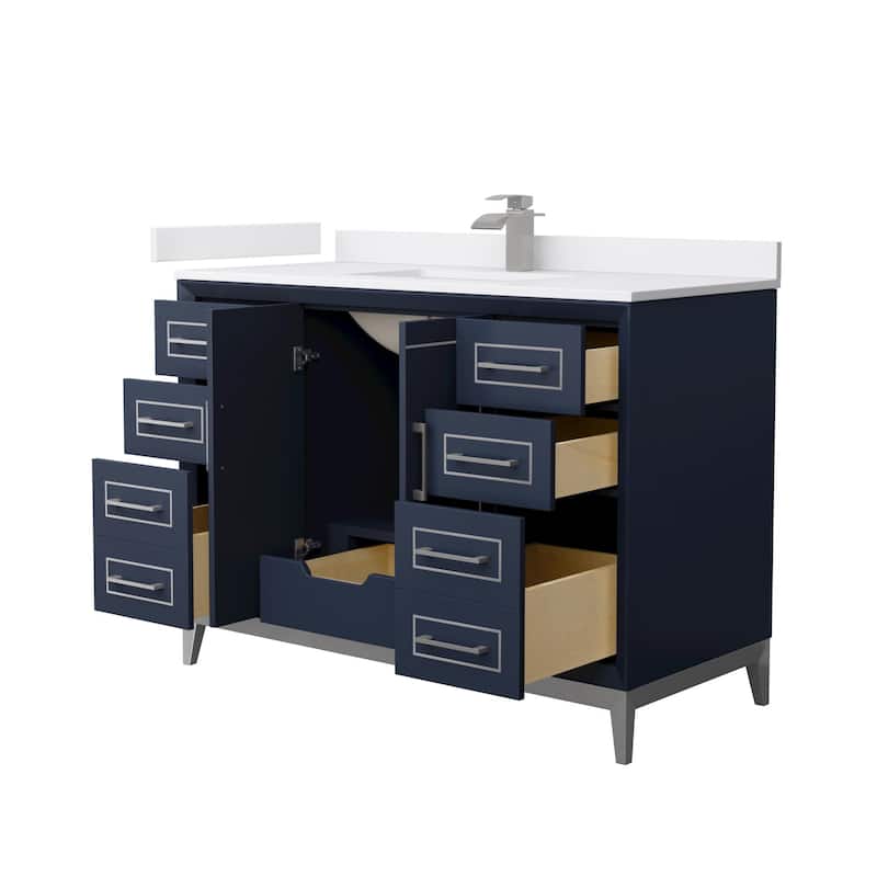 Wyndham Collection WCH515148S-VCA-UNSMXX Marlena 48" Free Standing