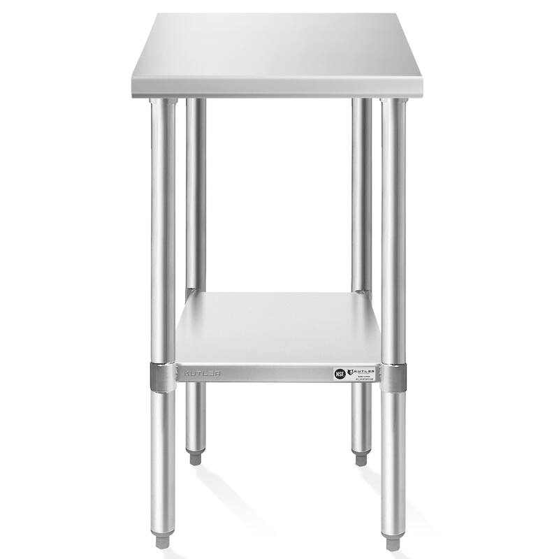 30 x 18 NSF Commercial Stainless Steel Table for Kitchen Prep and Work - 30" x 18"