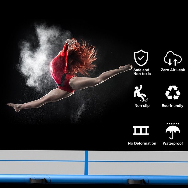 gymnastics on a water mat