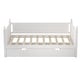 preview thumbnail 8 of 6, Wooded Frame Daybed Twin Size Guest Bed Wood Slat Support Bed Frame for Bedroom Platform Daybed with Trundle, Pull-out Wheels
