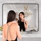 preview thumbnail 41 of 141, Apmir Metal Frame Tempered Glass Bathroom Vanity Mirror for Wall, Cloakroom, Bedroom