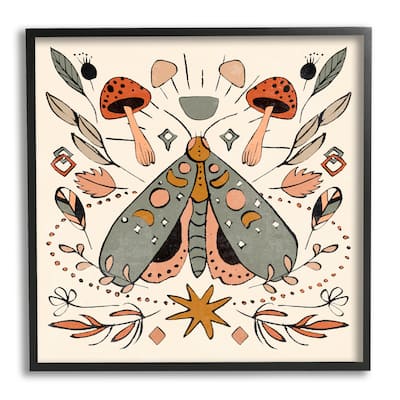 Stupell Cottagecore Botanicals Pattern Framed Giclee Art Design by Melissa Wang
