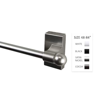 InStyleDesign 7/16 inch dia. Magnetic Rod 48-84 inch long