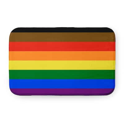 Pride Plush Microfiber Bathmat