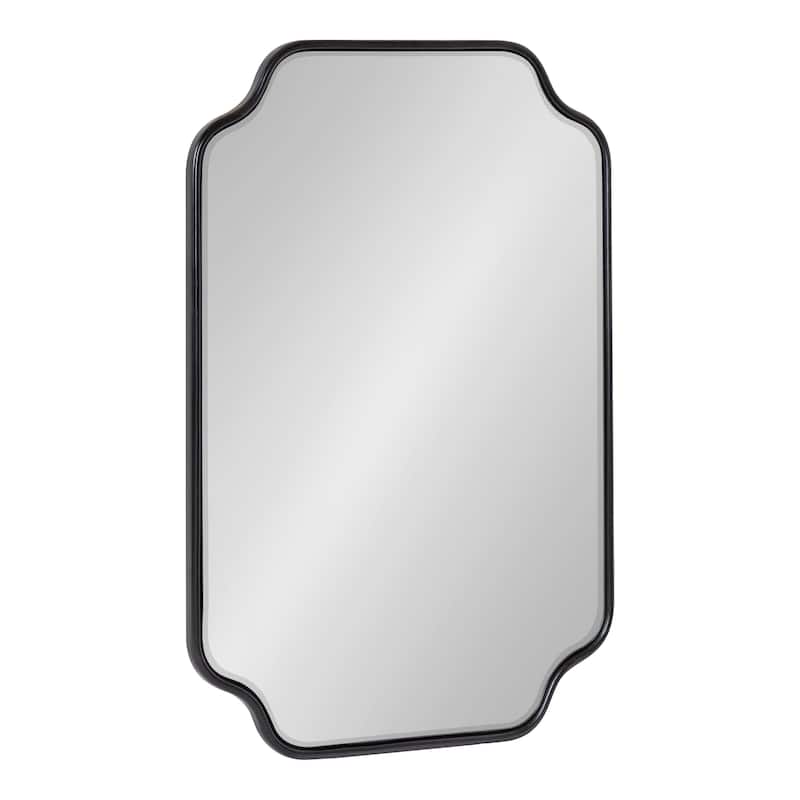 Kate and Laurel Plumley Framed Wall Mirror - 18x24 - Black