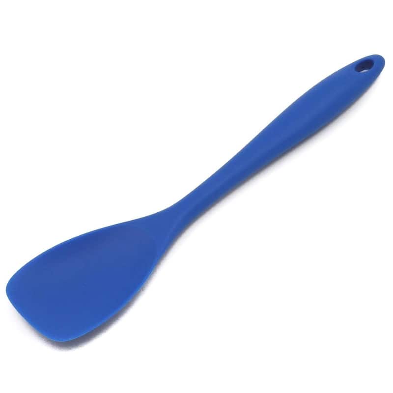 Chef Craft 11.5" Premium Heat Resistant Silicone Spoon Spatula Spoonula - Blue