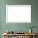 preview thumbnail 32 of 36, Amanti Art Vanity White Narrow Framed Dry Erase Magnetic Board