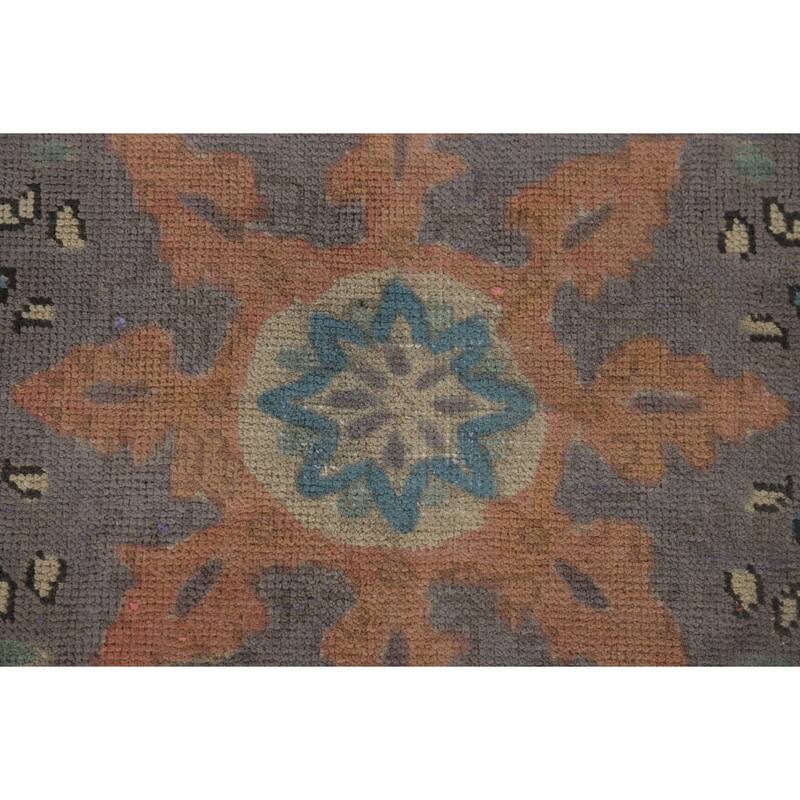 Tabriz Vintage Persian Area Rug Hand-Knotted Wool Carpet - 9'11" x 12'11"