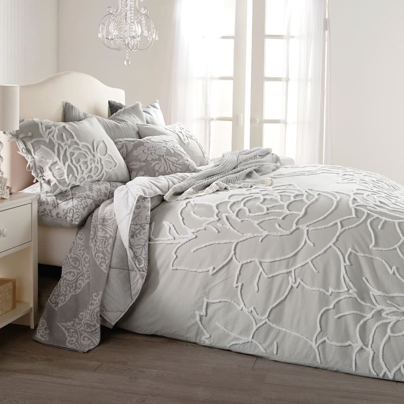 Peri Home Chenille Rose Comforter Set