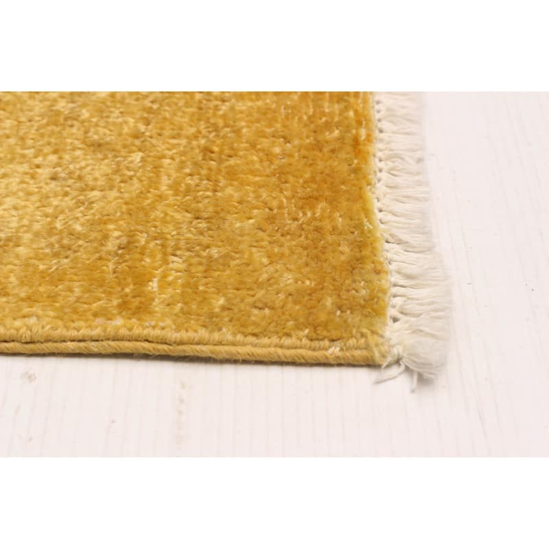 ECARPETGALLERY Hand-knotted Vibrance Gold Wool Rug - 8'10 x 11'7