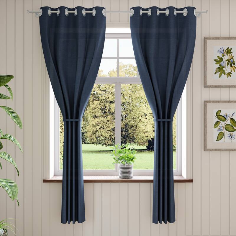 Corvus Gambia Sunbrella Outdoor Window Curtain (1 Panel)