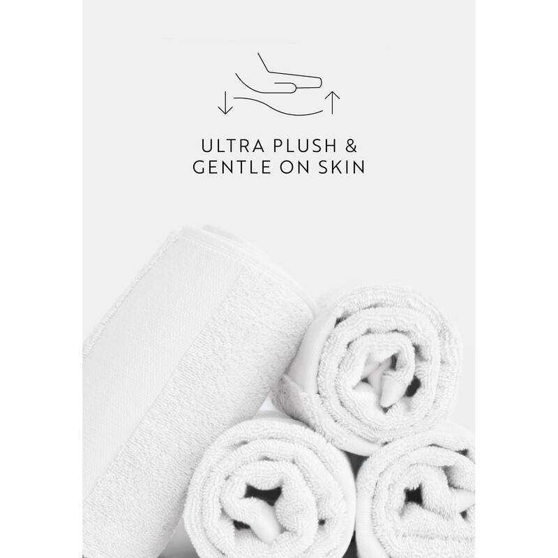 Becky Cameron 4-Piece Ultra Soft Cotton Hand Towel Set