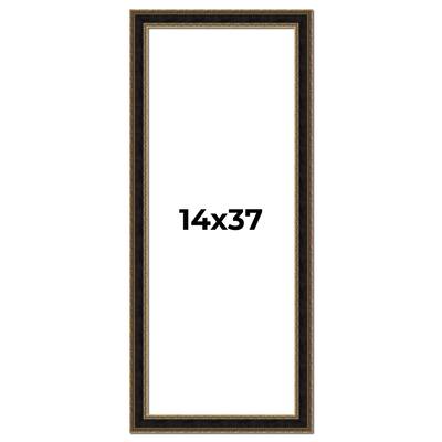 14x37 Frame Gold Antique Vintage Sold Wood Picture Frame | 1.75 Inch