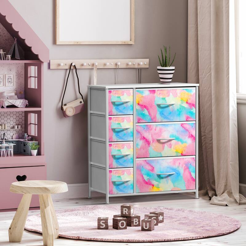 Dresser w/ 7 Drawers, Furniture Storage & Chest Tower for Bedroom