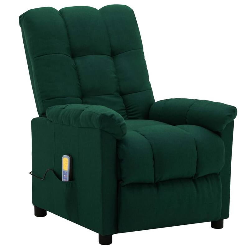 vidaXL Massage Recliner Electric Massaging Recliner Chair for Elderly Fabric - 29.1" x 39" x 40.2"