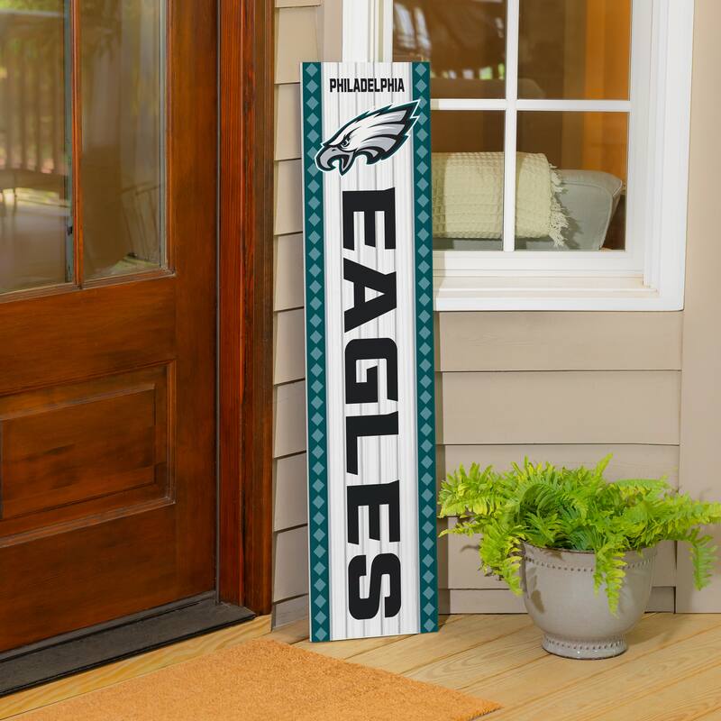 47" Double Sided Seasonal Porch Leaner, Philadelphia Eagles - 47" x 11.25"