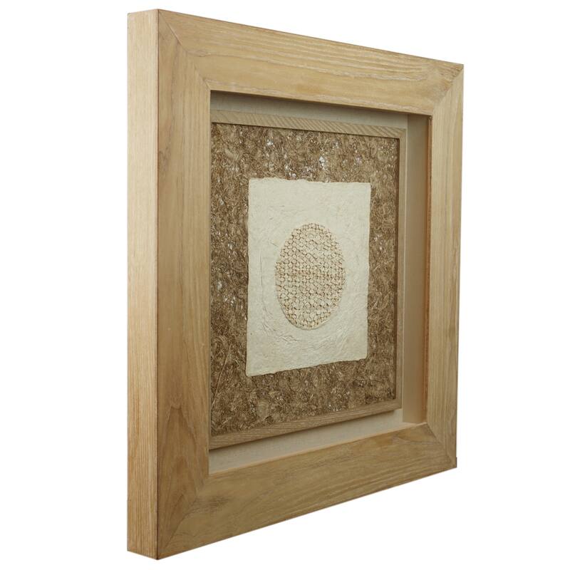 HUJI Papier-Mâché Scales Shadow Box Wall Décor