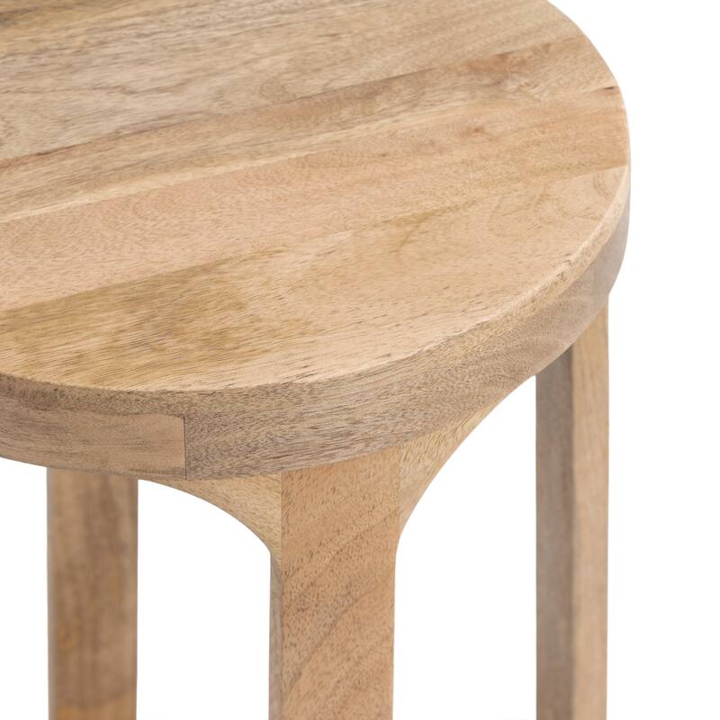 Kate and Laurel Dahl Wood Drink Table
