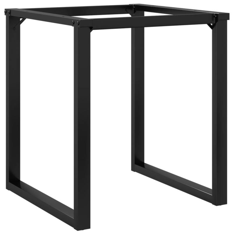 vidaXL Dining Table Legs O-Frame 27.6"x27.6"x28.7" Steel - 27.6" x 27.6" x 28.7"