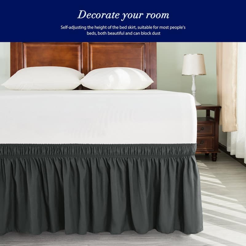 Subrtex Easy Fit 16-inch Drop Bed Skirts