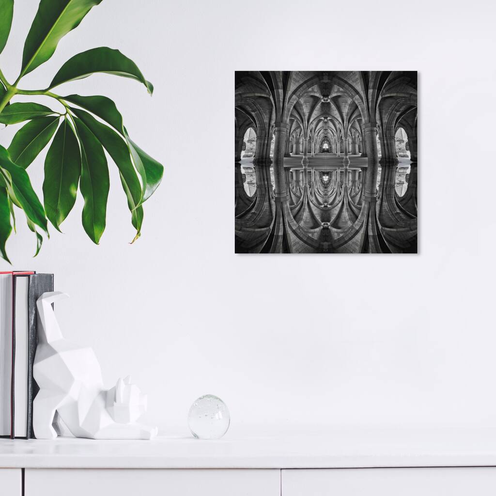 Wynwood Studio Canvas Architecture and Buildings Kale IV Gray and Dark Gray Modern & Contemporary Wall Art Canvas Print