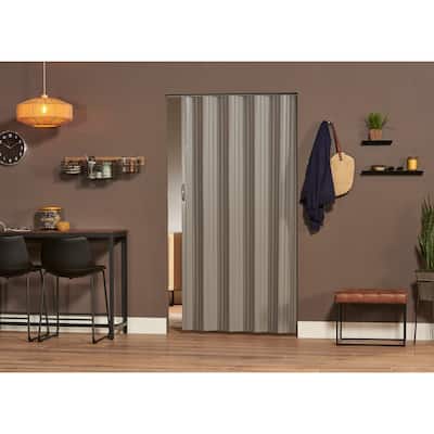 Spectrum Dunes Grey PVC 48-inch Folding Door