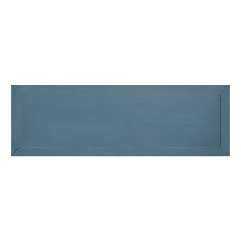 Ample Storage Vintage Console Table with Four Small Drawers and Bottom Shelf for Living Rooms, Entrances and Kitchens