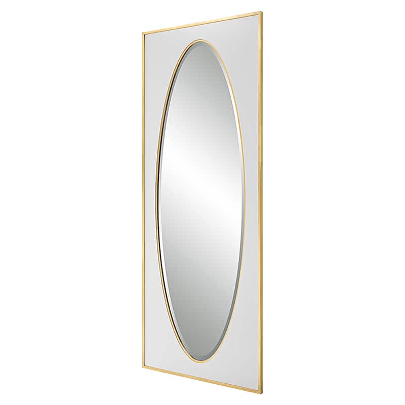 Uttermost Danbury White Mirror - 32.125"x 80.125"