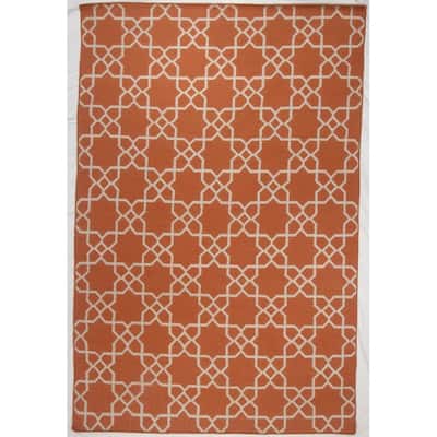 Desert Orange Area Rug