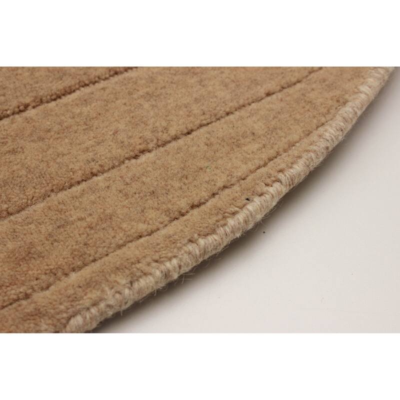 Kashkuli Gabbeh Beige Rug 3'11" x 3'11" - 3'11 x 3'11