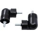 preview thumbnail 28 of 40, MERIVILLE Hinged Elbow Connector - Designed for Bay Window Curtain Rods or Corner Drapery Rods up to 1-inch Diameter Oil-Rubbed Bronze - For 1 1/8" rod