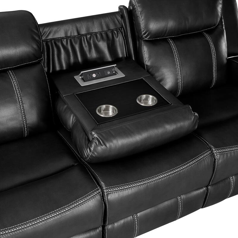 Manuel 2-Piece Manual Reclining Living Room Sofa Set