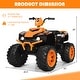preview thumbnail 20 of 80, Costway 12V Kids 4-Wheeler ATV Quad Ride On Car w/ LED Lights Music - 42''x25.5''x29''(LxWxH)