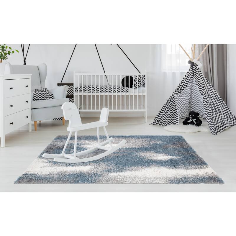 Noori Rug Lux Baxter Abstract 2-Inch Shag Rug