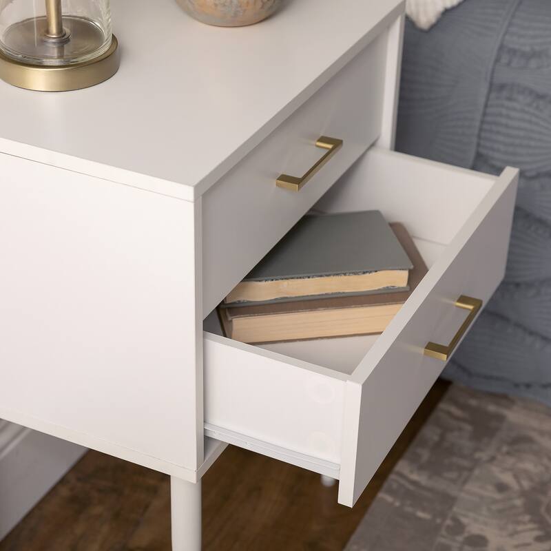 Middlebrook Notto Mid-Century 2-Drawer Nightstand