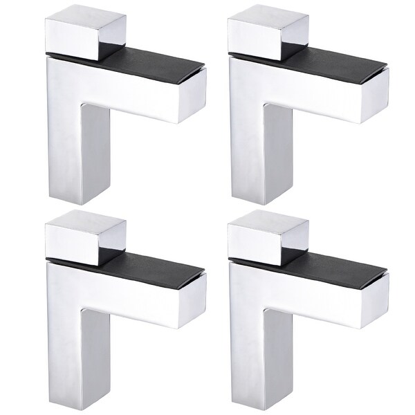 1 Pair Metal Adjustable Floating Shelf Brackets for acrylic wood or glass shelf 