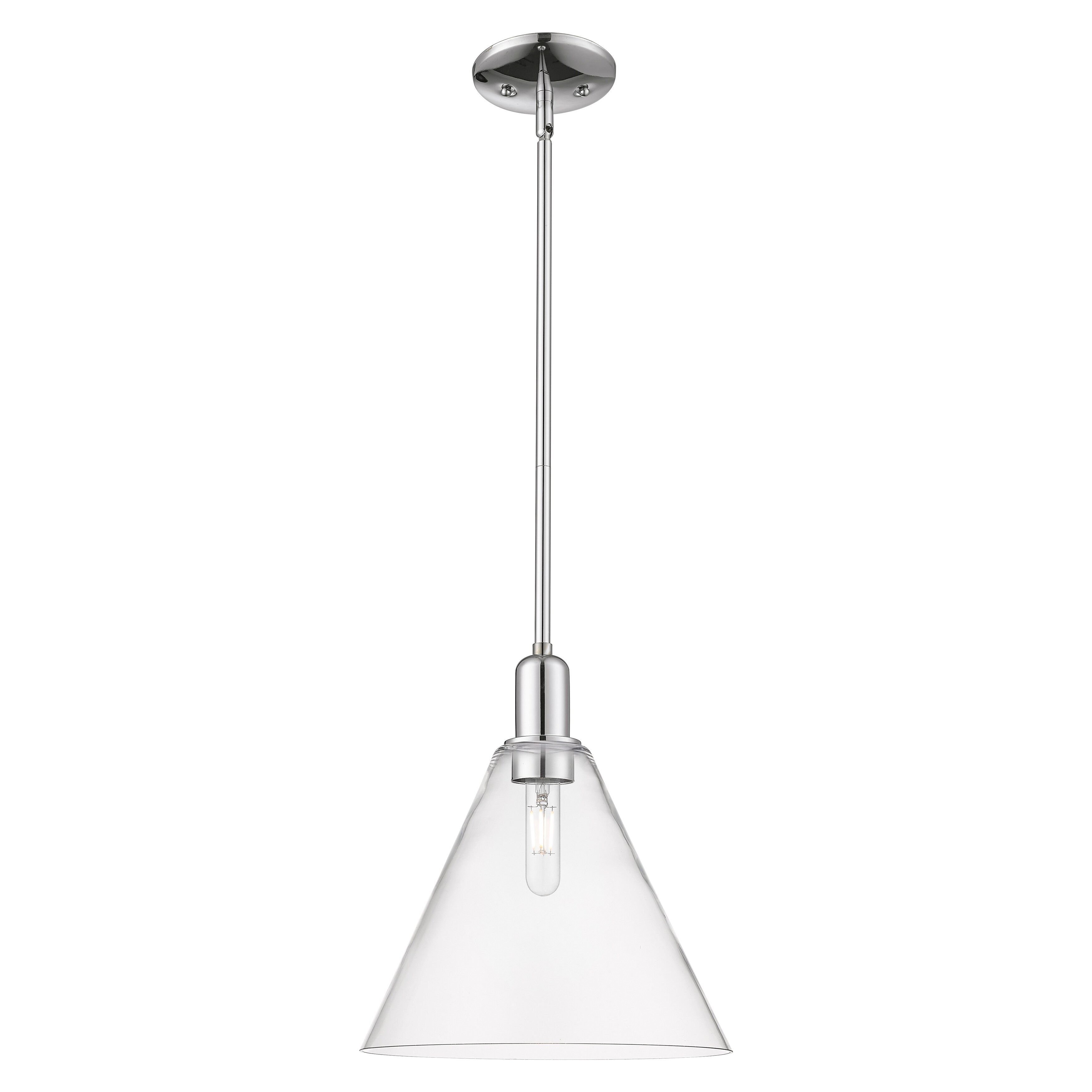 Innovations Lighting Endless Possibilities Arcadia - Berkshire Glass - 1 Light 12" Stem Hung Mini Pendant