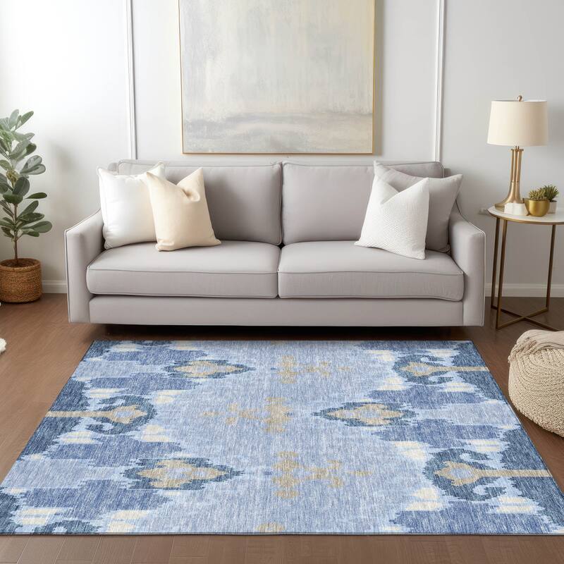 Machine Washable Indoor/ Outdoor Chantille Global Boho Rug