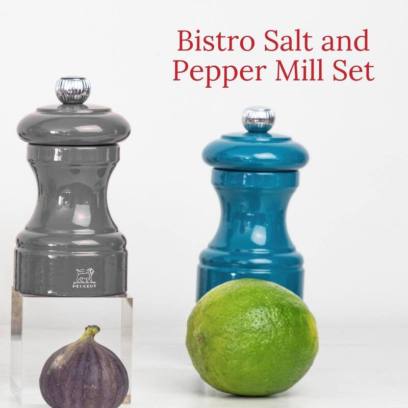 Peugeot Bistro Pepper and Salt Mill Set - 10cm - 4in.