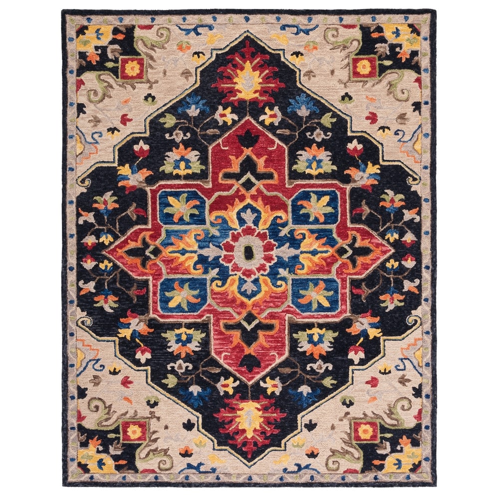SAFAVIEH Handmade Aspen Rosmarie Boho Tribal Wool Rug