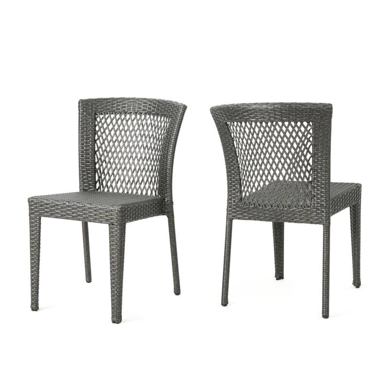 Dusk Outdoor Wicker Chair Set by Christopher Knight Home - Assembled