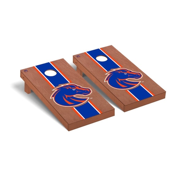 slide 2 of 5, Boise State Broncos Rosewood Cornhole Board Set