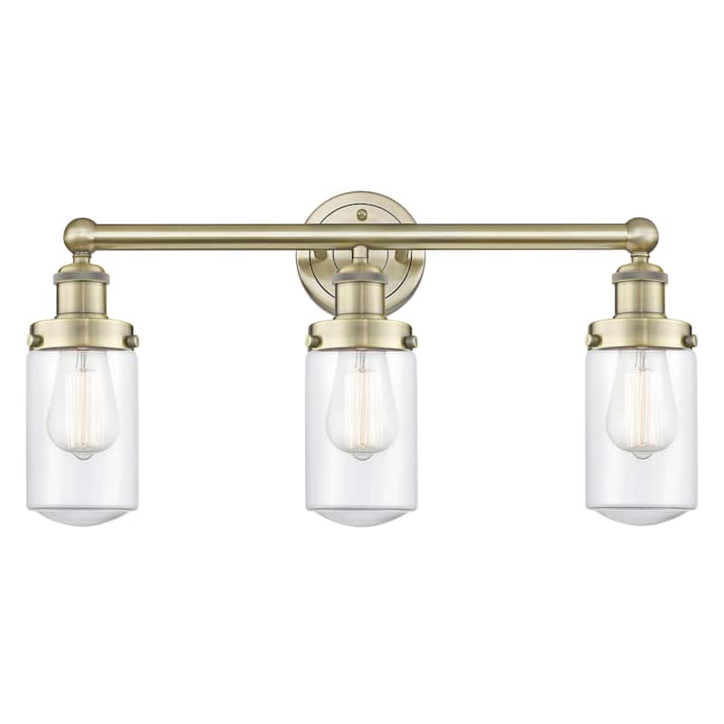 Innovations Lighting 616-3W-10-25 Dover Vanity Dover 3 Light 25" Wide - Antique Brass / Clear
