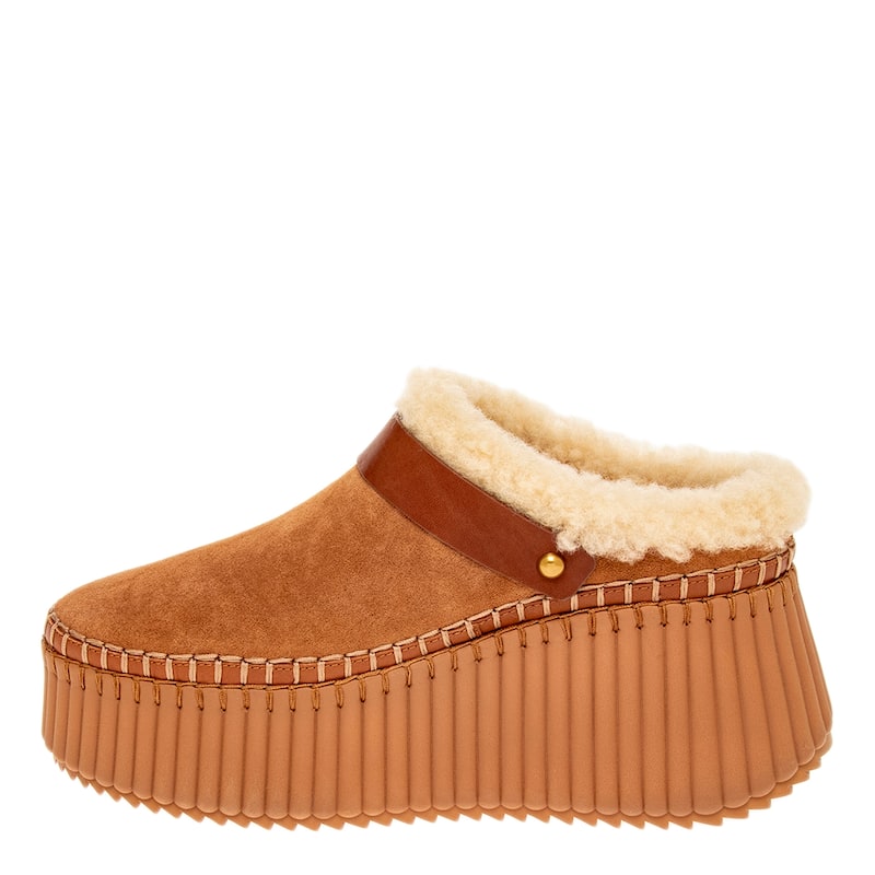 Chloe Nama Wedge Mules